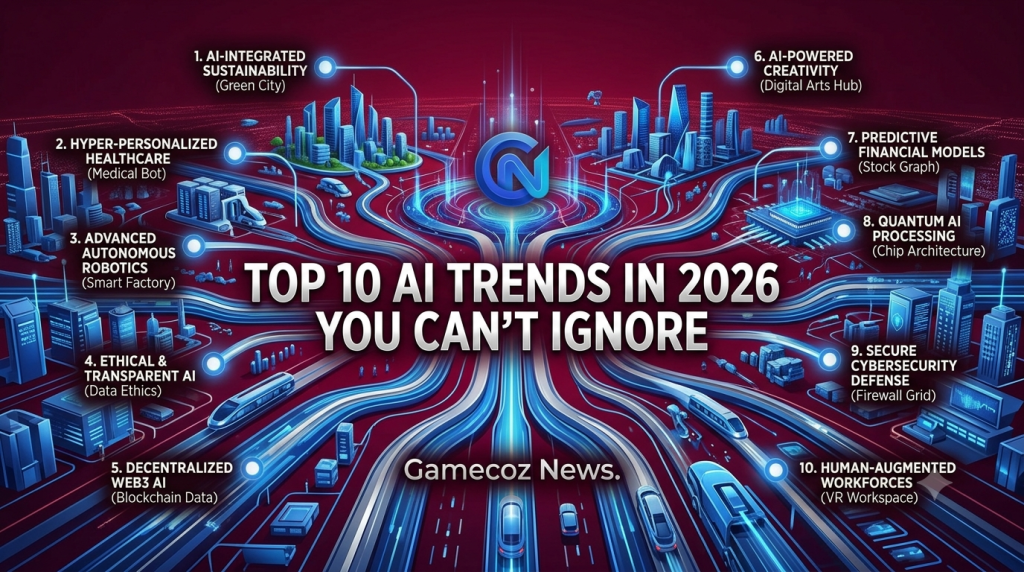 AI is transforming the world in 2026. Discover the top 10 trends you need to know to stay ahead in tech, business, and innovation.