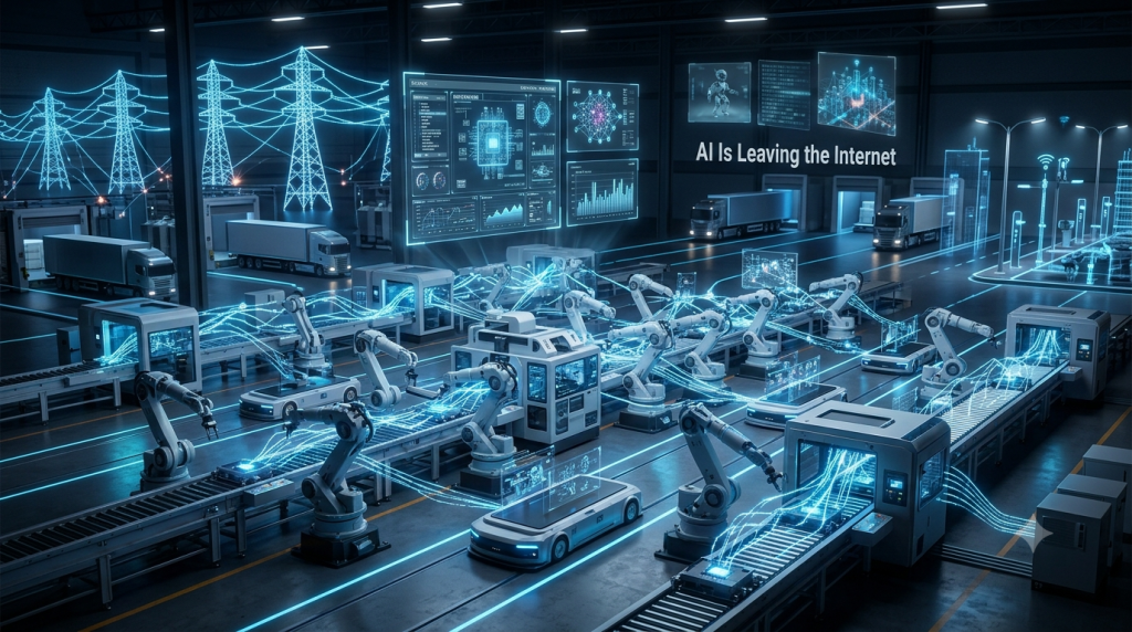 AI Leaves the Internet: Rise of the Physical Economy